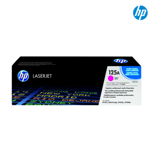 ตลับหมึกแท้ Toner Original Compatible HP CB543A Magenta, 125A